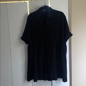 oversized button up t-shirt dress!